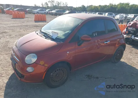 2012 Fiat 500 Pop from USA, damaged, VIN 3C3CFFAR7CT363712